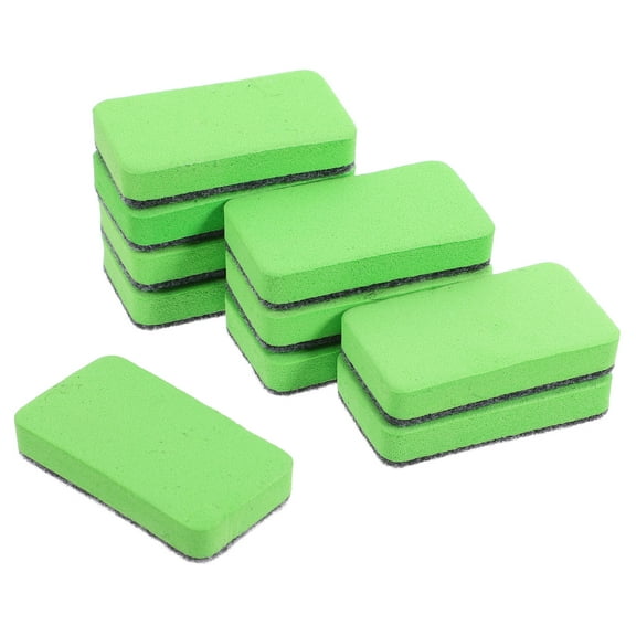 LOLIPPYY Assorted Color Felt Dry Erase Eraser Cleaner for Daily Use in Homes Offices Training Institutions 10pcs