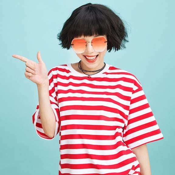 LOLIPPYY Assorted Color Funny Eyeglasses Comfortable Curved Legs Pc Material Decor