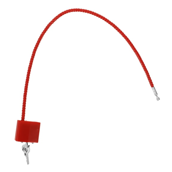 LOLIPPYY Assorted Color Metal Cable Lock with High-Strength Steel Wire, Compact 4.5mm for Secure