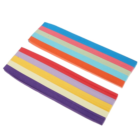 LOLIPPYY Assorted Color Paper Strips for Origami Stars, Perfect for Crafts, Decorations, and Party Supplies