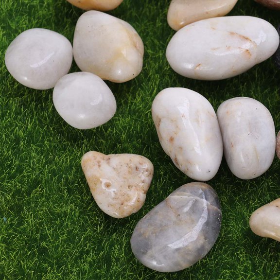 LOLIPPYY Assorted Color Rain Flower Stone Natural Cobblestone for Fish Tank and Landscape Decoration