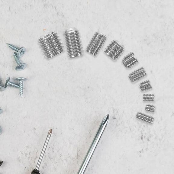 LOLIPPYY Assorted Stainless Steel Screws Set with Hardened Surface for Professional Use