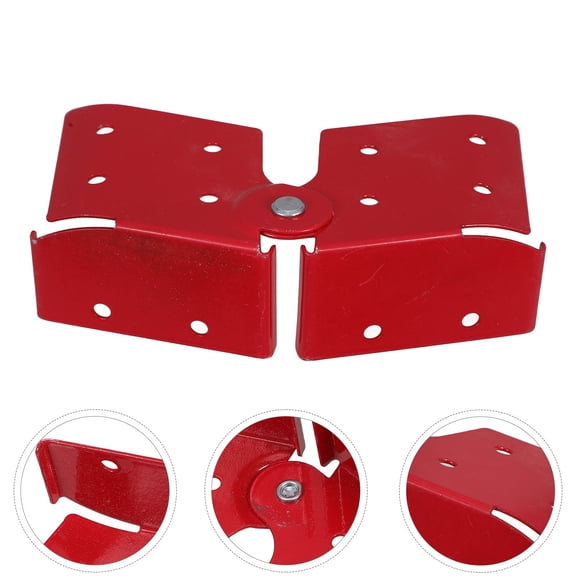 LOLIPPYY Attic Ladder Spreader Ladder Hinge Aluminum Alloy Red Secure Positioning for Construction Projects 1Pack