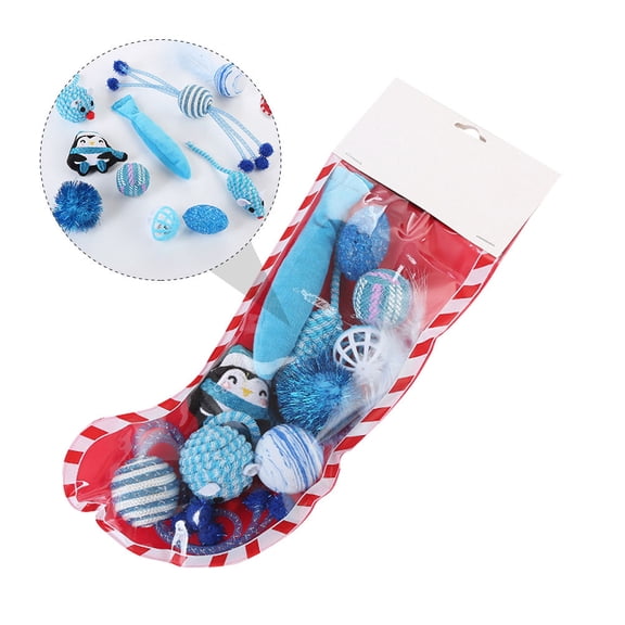 LOLIPPYY Attract Cats Attention Cat Teasing Toy Set 10Pcs Assorted Color Plush