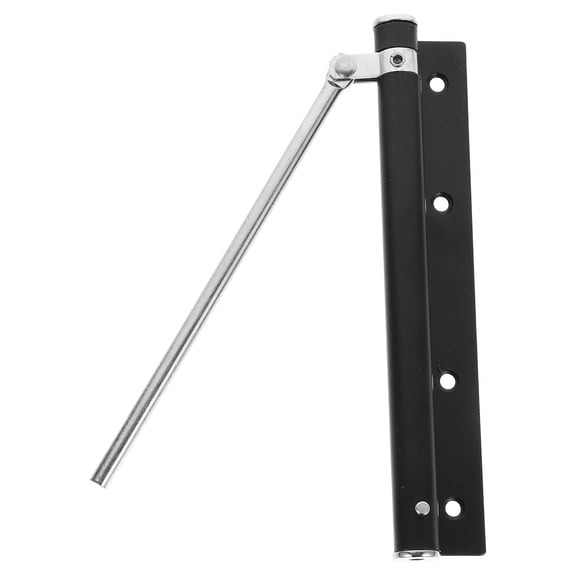 LOLIPPYY Automatic Door Closer in Black Stainless Steel with Silent Positioner for Smooth Door Closing