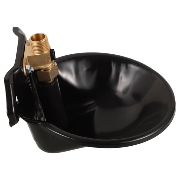 LOLIPPYY Automatic Livestock Water Feeder Black Large Capacity Water Dispenser for Farm Use