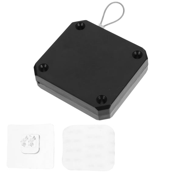 LOLIPPYY Black Automatic Sensor Door Closer for Bedroom Doors, Secure, Easy Installation, No Punch Required