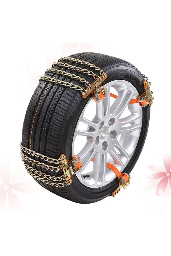 Automatic Tightener Ice Chain for Car Tires Multi Color Snow Chain with Safe Fit Design