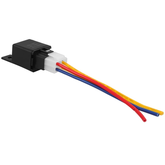 LOLIPPYY Automotive Flasher Relay 12 Volt Black Relay for Auto Flashlight System
