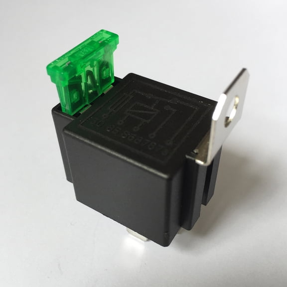 LOLIPPYY Automotive Relay Car Contactor 12V Power Relay with Water Resistant Black Plastic Housing