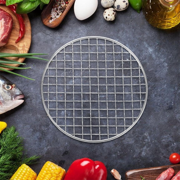 LOLIPPYY Stainless Steel Grill Mesh Net for Outdoor Cooking, Camping, Backyard BBQ, Barbecue Accessory, and Easy to Clean