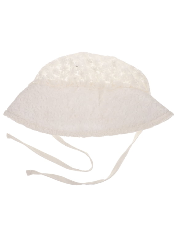 Princess Hat White Breathable Cotton Uv Protection for Outdoor Use