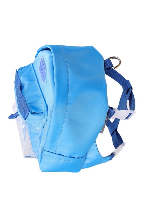 Back to School 1Pc Dog Bag Hiking Pet Backpack TPE Waterproof Cloth Blue for Outdoor Travel
