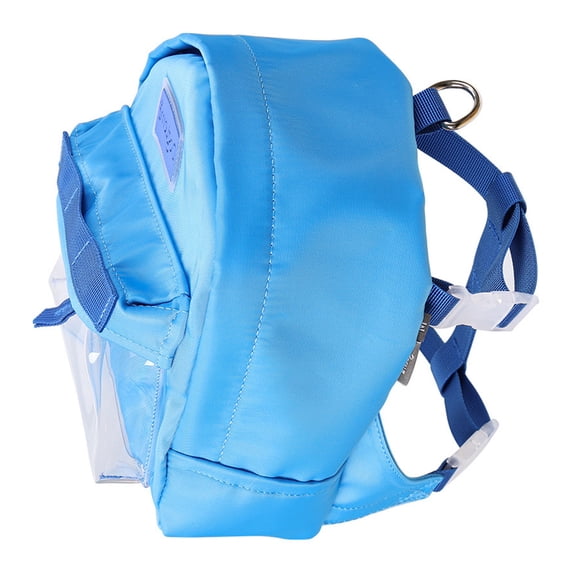 LOLIPPYY Back to School 1Pc Dog Bag Hiking Pet Backpack TPE Waterproof Cloth Blue for Outdoor Travel