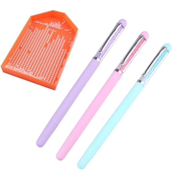 LOLIPPYY Nail Rhinestone Picker Tool Assorted Color 3Pcs Back to School