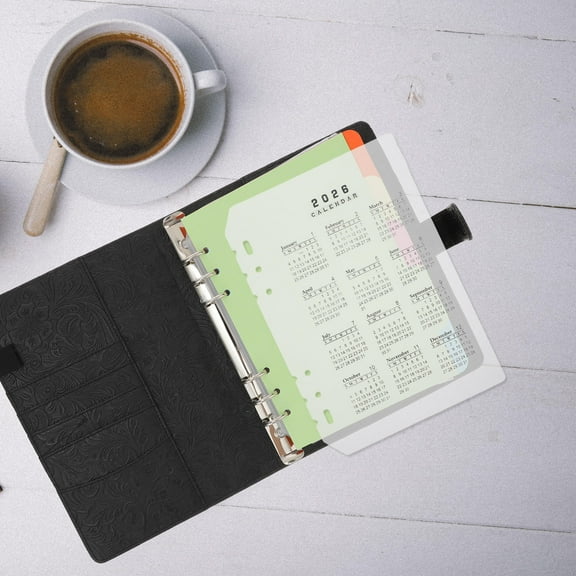 LOLIPPYY 4-Piece Back to School Planner Inserts 2026 Notebook Calendar Refills for Date Organization and Office Supplies