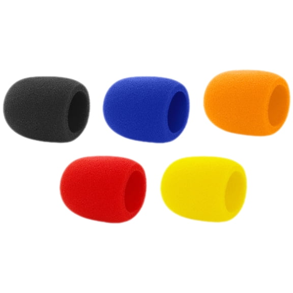 LOLIPPYY Back to School 5Pcs Microphone Filter Screen Red Simple of Microphones