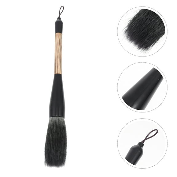 LOLIPPYY Back to School Chinese Calligraphy Brush Pen with Synthetic Material for Practice and Art Black Color 6.5 inches