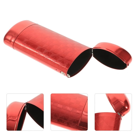 LOLIPPYY Back to School Compact Glasses Case Aluminum Hard Shell 1Pcs Protection from Dust