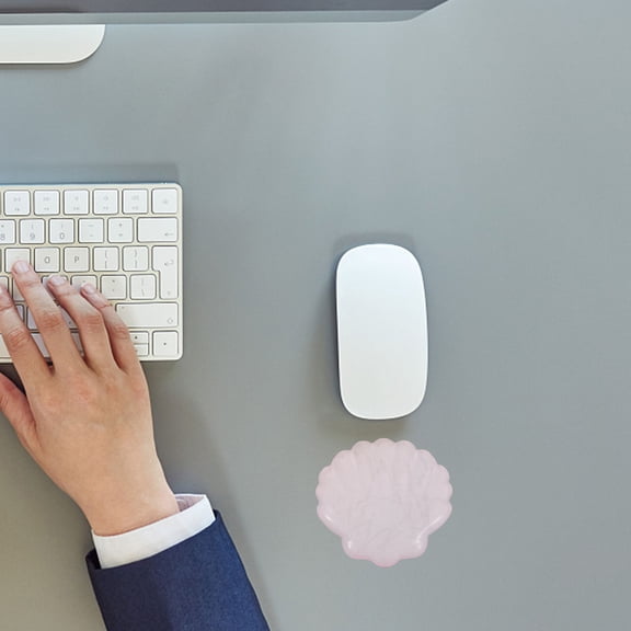 LOLIPPYY Back to School Silicone Mouse Pad Wrist Guard Ergonomic Support Easy To Clean For Home 1Set