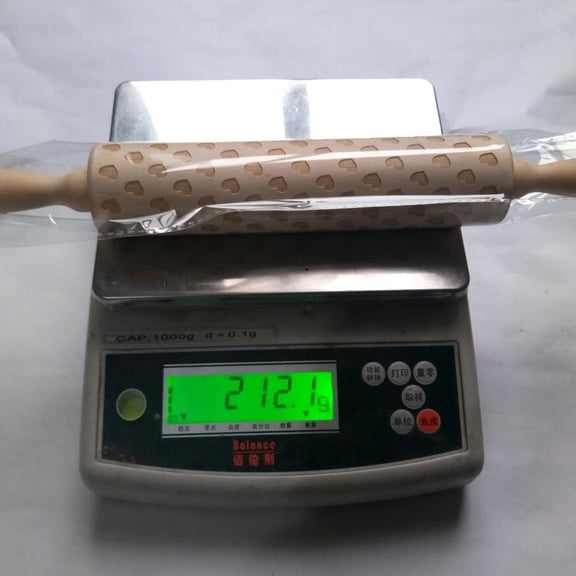 LOLIPPYY Baking Roller Pin Wood Pastry Making Tool for Cake Shop 1Set