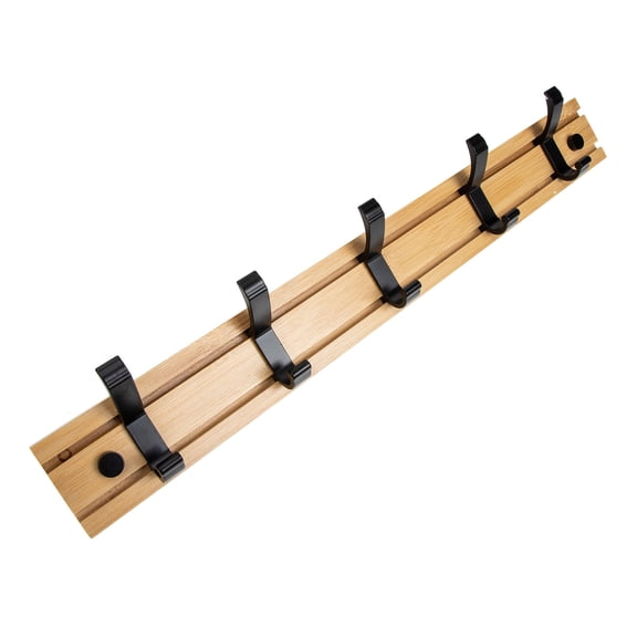 LOLIPPYY Bamboo Hooks Rack for Home Use Assorted Color Synthetic Material Practical Coat Hat Hanger 100%