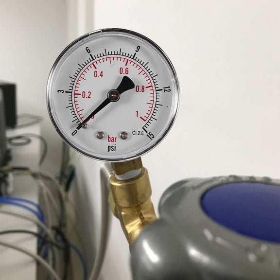 LOLIPPYY Bar Pressure Gauge High Precision Metal Case Clear Markings for Air and Liquid