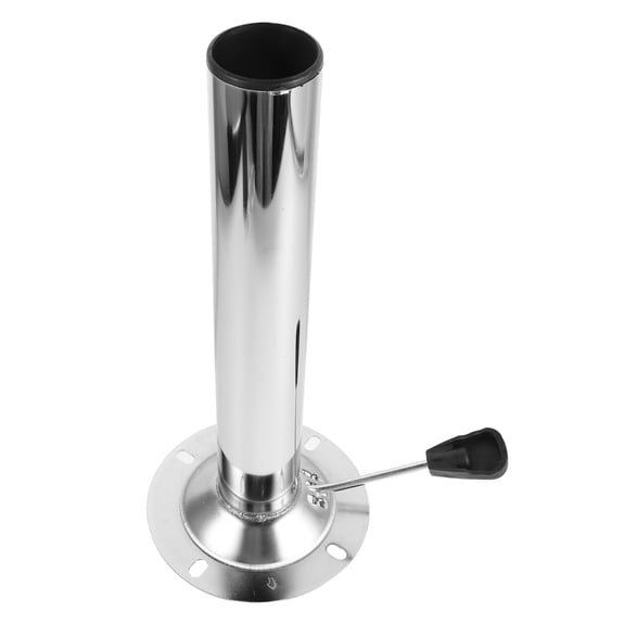 LOLIPPYY Bar Stool Swivel Chair Base Replacement Plated Silver with Smooth Quiet Swivel and Heavy Duty Cylinder