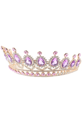 Assorted Color Bridal Crown Headband Wedding Accessory for Bride Party Birthday Celebration