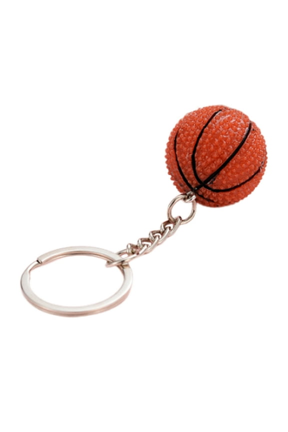 Basketball Charm Keychain with Creative Detailed Design, Perfect for Backpack, Keys, or Bag Accessories