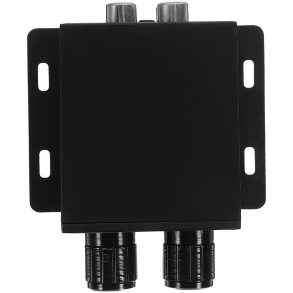 LOLIPPYY Bass Knob For Car Amplifier Rca Audio Level Controller For Enhanced Sound Vehicle Stereo Systems