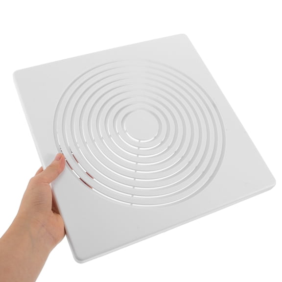 LOLIPPYY White Plastic Bathroom Vent Fan Cover with Spring for Ceiling Exhaust Grille Replacement