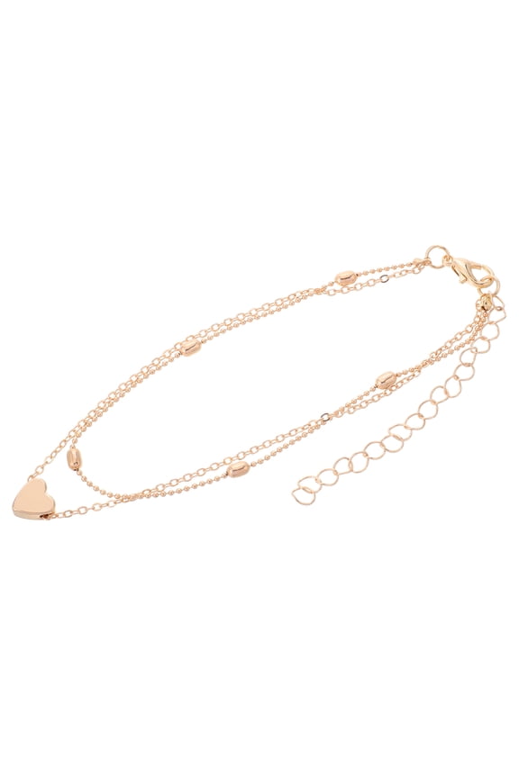 Beach Foot Jewelry Anklet Copper Golden 1 Pcs Jewelry Accessory for Women Vacations