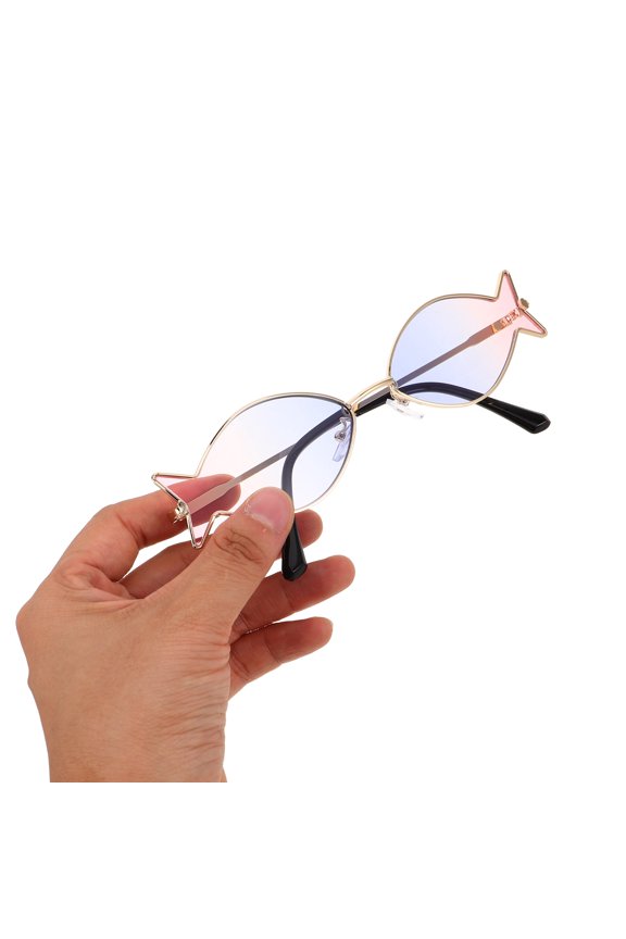 Beach Sunglasses: Trendy Fish-Shaped Sun Protection Sunglasses - Hawaiian Parties Funny Luau Glasses - Summer Beach Photo Booth Prop Novelty Eyewear