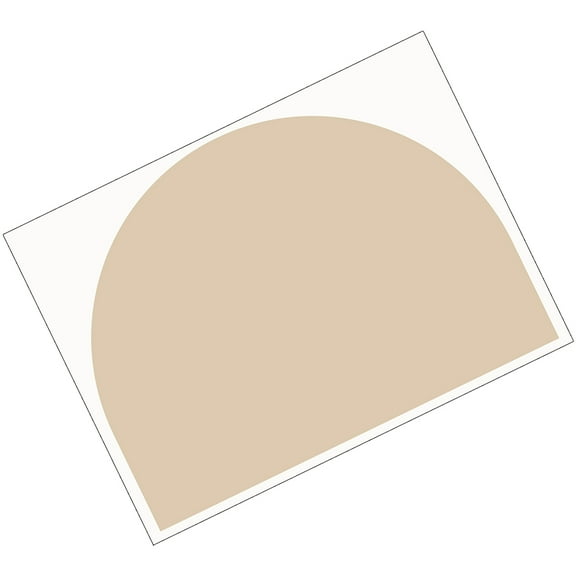 LOLIPPYY Beige Arch Wall Decal Modern PVC Art Sticker for Home Decorative Mural Easy to Apply 24x18 Inches