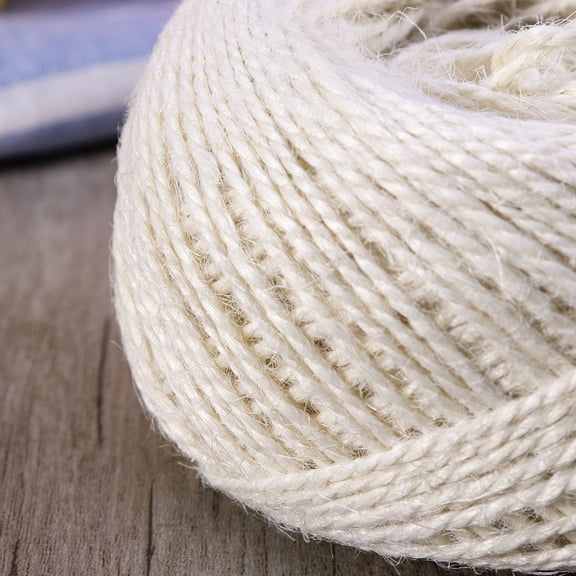 LOLIPPYY Beige Jute Rope Cord for Arts, Crafts, and Creative Project Uses