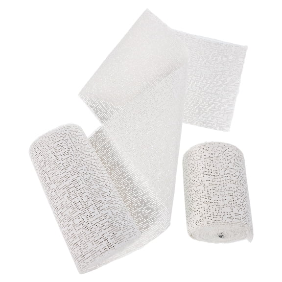 LOLIPPYY Beige Fabric Sand Table Materials for Craft Projects Versatile Decorative Plaster Rolls 2 Count