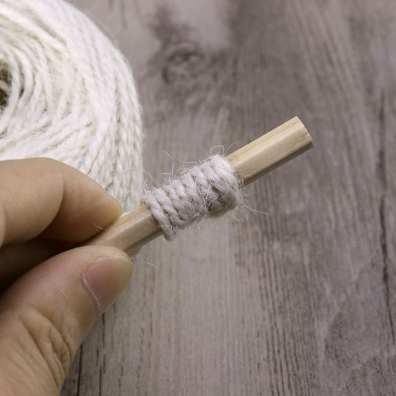 LOLIPPYY Beige Jute Rope Cord Natural Twine String for Wedding, Party, Craft, Decoration and Packaging Use