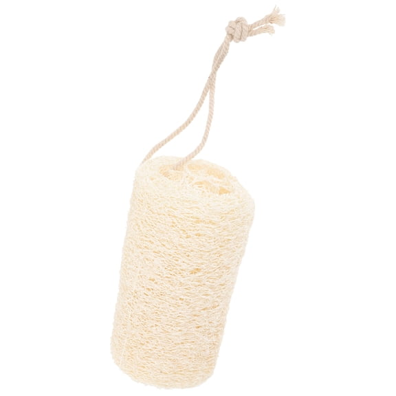 LOLIPPYY Beige Loofah Chew Treat for Healthy Teeth Grinding in Rabbit Guinea Pig and Hamster