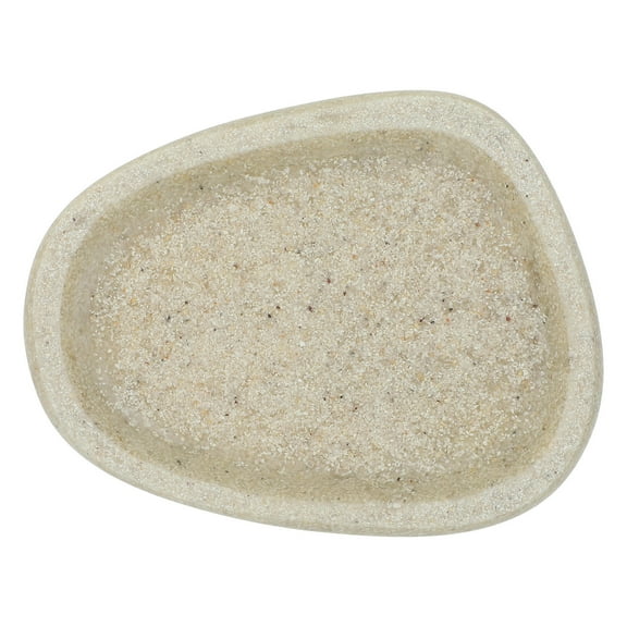 LOLIPPYY Beige Dish for Bathroom and Kitchen, Simple Soap Holder Tray for Home Use