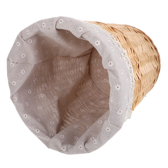 LOLIPPYY Beige Straw Woven Laundry Basket for Storage Convenient Organization Design SpaceSaving 22.5x15.5x10.5 Inches