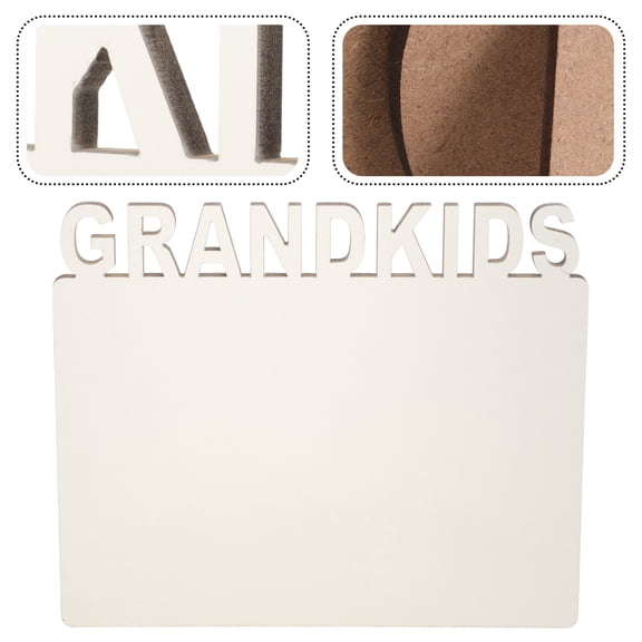 LOLIPPYY Beige Sublimation Slate Blank Picture Frame Creative DIY Home Table Decor