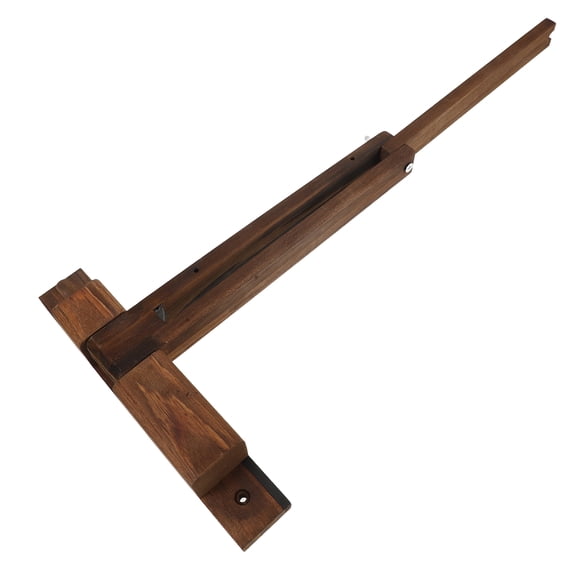 LOLIPPYY Beige Wall Mounted Wood Bracket for Hanging Lamps Foldable Design Decorative Wooden Light Holder