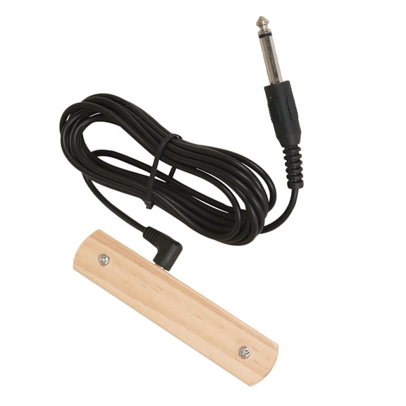 LOLIPPYY Beige Wooden Acoustic Soundhole Pickup for Guitar  Easy Install No Drilling with Clear Audio and Versatile Use