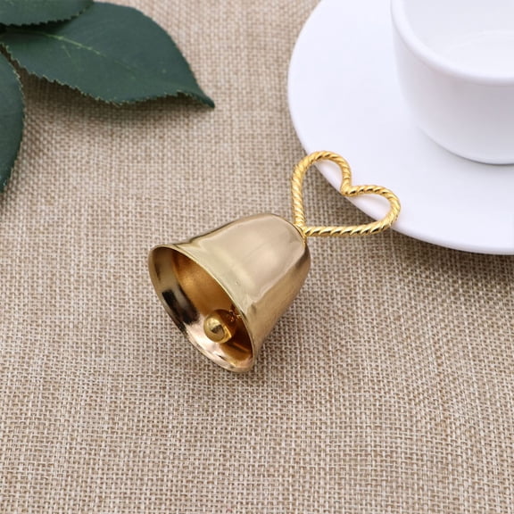 LOLIPPYY Bell-Shaped Iron Photo Holder Clips for Desktop, Menus, Memos, Name Cards - Unique Wedding & Event Decor, Set of 2