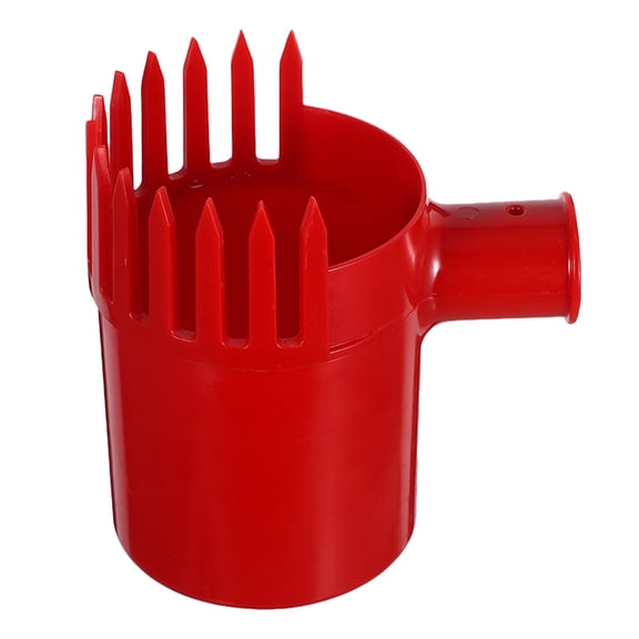 LOLIPPYY Berry Picker Scoop with Ergonomic Handle Plastic Fruit Tool for Efficient Harvesting in Red