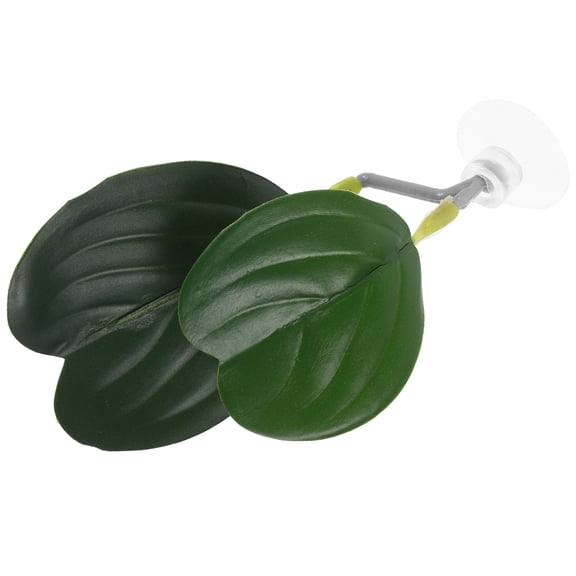 LOLIPPYY Betta Fish Leaf Hammock Plastic Green 1Set for Fish Breeding