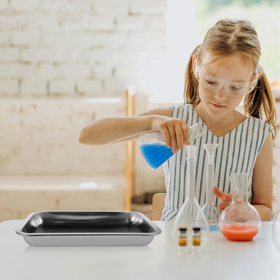 LOLIPPYY Biology Dissection Pan Stainless Steel Multi Researchers Learning 1Pack