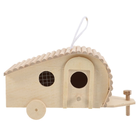 LOLIPPYY Conure House Nesting Box 1Pcs for Outdoor Use Wood Style