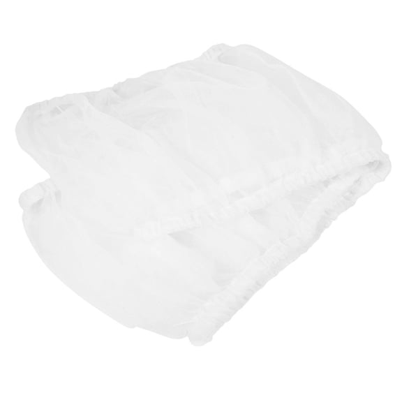 LOLIPPYY Bird Cage Cover Mesh White with Seed Guard and Dust Protection for Parakeet Cage